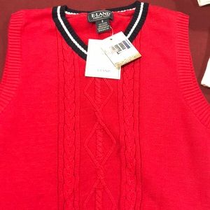Boys cable knit sweater vest